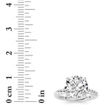 Round Lab Grown Diamond (F/VS ) Ring in 14K Gold