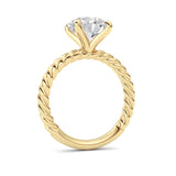 Round Lab Grown Diamond (F/VS ) Ring in 14K Gold