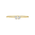 2CTW Oval Shaped Lab Grown Diamond (F/VS) Bracelet in 14K Yellow Gold
