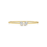 2CTW Oval Shaped Lab Grown Diamond (F/VS) Bracelet in 14K Yellow Gold