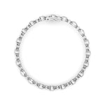 9CTW Round Lab Grown Diamond (F/VS ) Bezel Set Bracelet in 14K Gold