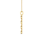 1CTW Round Shaped Lab Grown Diamond (F/VS) Necklace in 14K Yellow Gold