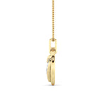 0.75CTW Round Shaped Lab Grown Diamond (F/VS) Necklace in 14K Yellow Gold