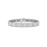 7CTW Round Lab Grown Diamond (F/VS ) Bangle Bracelet in 14K Gold