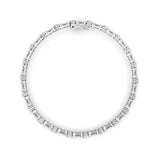 7CTW Round Lab Grown Diamond (F/VS ) Bracelet in 14K Gold