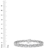 7CTW Round Lab Grown Diamond (F/VS ) Bracelet in 14K Gold