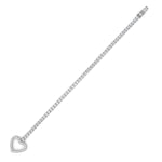 5CTW Round Shaped Lab Grown Diamond (F/VS) Bracelet in 14K White Gold