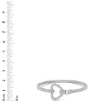 5CTW Round Shaped Lab Grown Diamond (F/VS) Bracelet in 14K White Gold