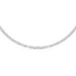 25CTW Emerald Shaped Lab Grown Diamond (F/VS) Necklace in 14K White Gold
