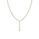 20CTW Mix Shaped Lab Grown Diamond (F/VS ) Necklace in 14K Gold