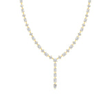 20CTW Mix Shaped Lab Grown Diamond (F/VS ) Necklace in 14K Gold