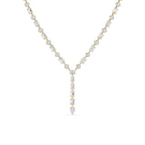 20CTW Mix Shaped Lab Grown Diamond (F/VS ) Necklace in 14K Gold