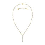 20CTW Mix Shaped Lab Grown Diamond (F/VS ) Necklace in 14K Gold