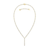 20CTW Mix Shaped Lab Grown Diamond (F/VS ) Necklace in 14K Gold