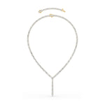 28CTW Mix Shaped Lab Grown Diamond Necklace in 14K Gold (F/VS)