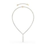 28CTW Mix Shaped Lab Grown Diamond Necklace in 14K Gold (F/VS)