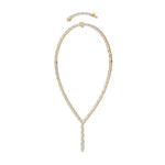 28CTW Mix Shaped Lab Grown Diamond Necklace in 14K Gold (F/VS)