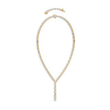 28CTW Mix Shaped Lab Grown Diamond Necklace in 14K Gold (F/VS)