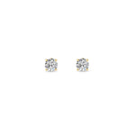 0.25CTW Round Shaped Lab Grown Diamond (F/VS) Stud Earrings in 14K Gold