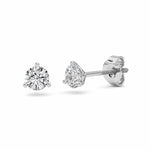 0.5CTW Round Shaped Lab Grown Diamond (F/VS) Stud Earrings in 14K Gold