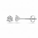 0.5CTW Round Shaped Lab Grown Diamond (F/VS) Stud Earrings in 14K Gold