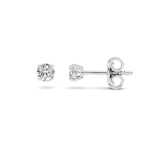 0.5Cttw Round Shaped Lab Grown Diamond (F/VS) Stud Earrings in 14K Gold