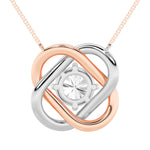 1CTW Round Shaped Lab Grown Diamond (F/VS)  Necklace in 14K Gold