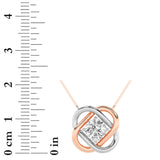 1CTW Round Shaped Lab Grown Diamond (F/VS)  Necklace in 14K Gold