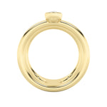 0.75CTW MX Shaped Lab Grown Diamond (G/VS) Ring in Silver|14K Yellow Gold