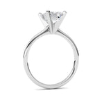 2CTW Emerald Shaped Lab Grown Diamond Classic Solitaire Ring in 14K Gold (F/VS)