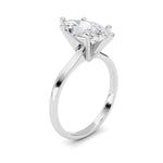 2CTW Marquise Shaped Lab Grown Diamond Classic Solitaire Ring in 14K Gold (F/VS)