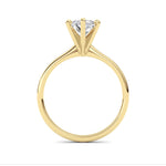 2CTW Marquise Shaped Lab Grown Diamond Classic Solitaire Ring in 14K Gold (F/VS)
