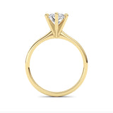 2CTW Marquise Shaped Lab Grown Diamond Classic Solitaire Ring in 14K Gold (F/VS)