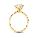 2CTW Marquise Shaped Lab Grown Diamond Classic Solitaire Ring in 14K Gold (F/VS)