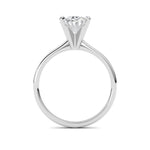2CTW Oval Shaped Lab Grown Diamond Classic Solitaire Ring in 14K Gold (F/VS)