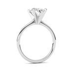 2CTW Oval Shaped Lab Grown Diamond Classic Solitaire Ring in 14K Gold (F/VS)