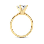 2CTW Oval Shaped Lab Grown Diamond Classic Solitaire Ring in 14K Gold (F/VS)