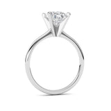 2CTW Pear Shaped Lab Grown Diamond Classic Solitaire Ring in 14K Gold (F/VS)