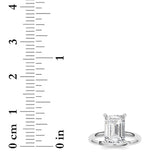 2CTW Radiant Shaped Lab Grown Diamond Classic Solitaire Ring in 14K Gold (F/VS)