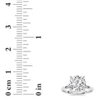 2CTW Round Shaped Lab Grown Diamond Classic Solitaire Ring in 14K Gold (F/VS)