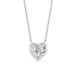2CTW Heart Shape Lab Grown Diamond (F/VS ) Pendant Necklace in 14K Gold