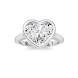 Heart Lab Grown Diamond (F/VS ) Ring in 14K Gold
