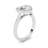 Heart Lab Grown Diamond (F/VS ) Ring in 14K Gold