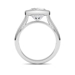 Heart Lab Grown Diamond (F/VS ) Ring in 14K Gold