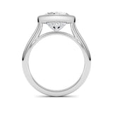 Heart Lab Grown Diamond (F/VS ) Ring in 14K Gold