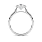 Oval Lab Grown Diamond (F/VS ) Ring in 14K Gold