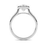 Oval Lab Grown Diamond (F/VS ) Ring in 14K Gold