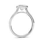 Oval Lab Grown Diamond (F/VS ) Ring in 14K Gold