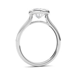 Oval Lab Grown Diamond (F/VS ) Ring in 14K Gold