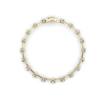 4.25CTW Round Shaped Lab Grown Diamond Split Prong Eternity Ring in 14K Gold (F/VS) - Size 8